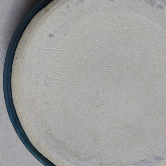 Teal Blue Glazed Studio Ceramic Trinket Dish - Picture 8 of 10